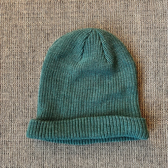 Burton Beanie Hat Skater Snowboard Green / Teal Knit Winter One Size - Picture 2 of 2